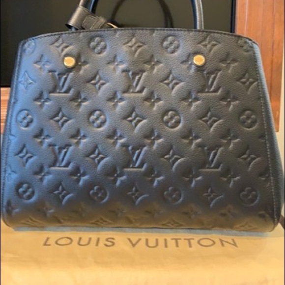 Montaigne Mm Noir Leather Satchel - Picture 2 of 8